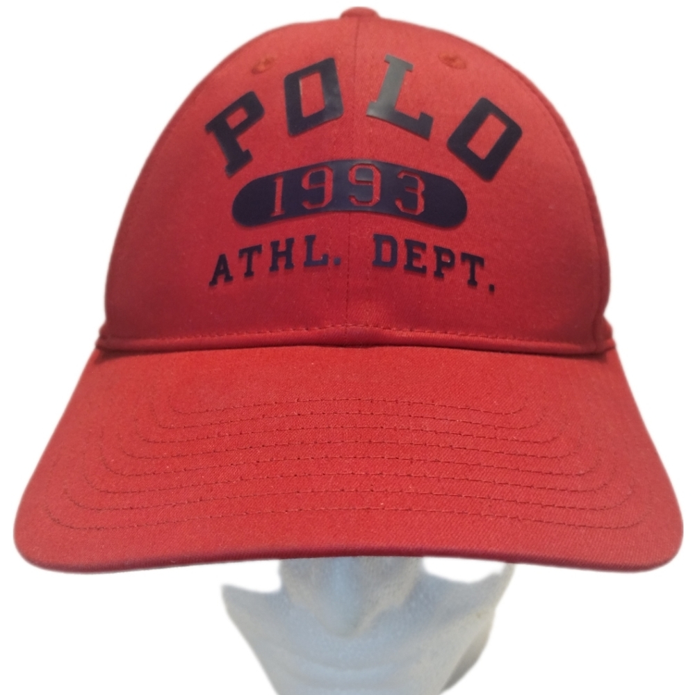 Red polo hat